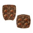 thumbnail image 1 of Chririnla Thanksgiving Office Chair Slipcover, 2 Piece Polyester Computer Chair Covers for High Back Gaming and Work Chairs, 1 of 8
