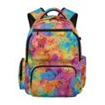 thumbnail image 1 of Chririnla Tie Dye multi-tasche Book Bag for School Hiking, Large Capacity Multi-Pocket Polyester Bookbag, 1 of 10