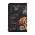 thumbnail image 1 of Chririnla Trifold Card Wallet Various Dog Breeds Print Waterproof Trifold Children's Money Wallets for Sports, Polyester Large Capacity Trifold Boys Wallets, 1 of 6