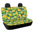 thumbnail image 1 of Chririnla Tropical Floral Berry Print Car Rear Seat Covers for SUV, 2 Pcs Non-Slip Auto Seat Cushions Stretch Durable Back Seat Protectors, 1 of 7