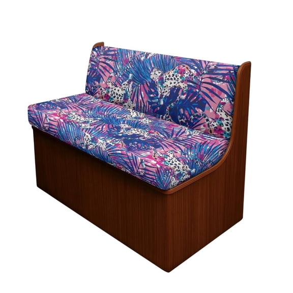 Chririnla Tropical Leopard Print Universal Fit RV Couch Covers Set of 2, Stretchy Sofa Slipcovers with Polyester Spandex Blend, Well for Camper Trailer Interiors