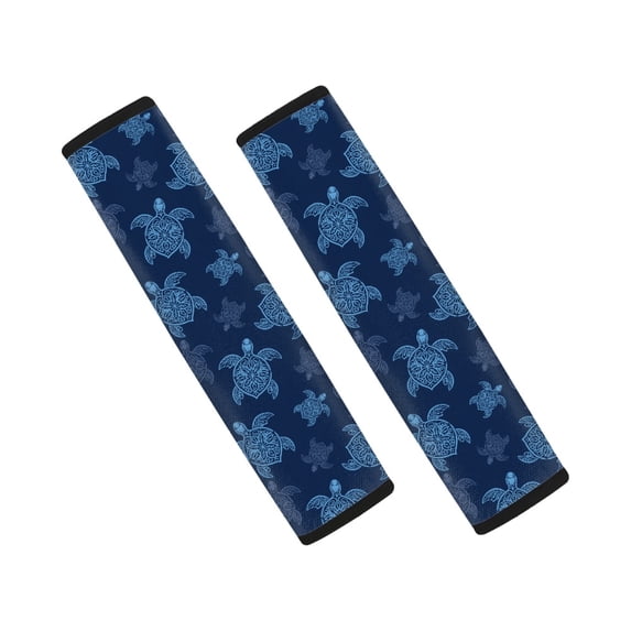 Chririnla Turtle Car Seat Belt Pads Cover 2-Pack Set Seat Belt Cover Pad Washable Heat Insulation Suitable for Truck Van