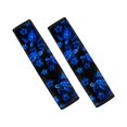 thumbnail image 1 of Chririnla Turtle Floral Print Car Seat Belt Pads 2 Pack, Seat Belt Cover Pad Polyester Soft Breathable for Truck Sedans Cars, 1 of 8