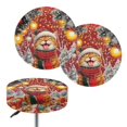 thumbnail image 1 of Chririnla Washable Round Bar Stool Covers for Restaurant Dining Room, Polyester Circle Bar Round Stool Covers with Stretch, 1 of 6