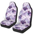thumbnail image 1 of Chririnla Waterproof Car Seat Covers for Auto Polyester Fabric Premium Auto Seat Covers, Bat and Star Pattern, 1 of 11