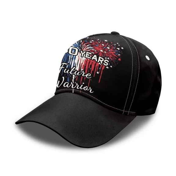 Chririnla Women's Baseball Cap with Flame Floral USA Print, Soft Dad Hat for Daily Outdoor Use