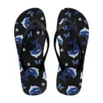 thumbnail image 1 of Chririnla Women's Dolphin Floral Flip Flops Lightweight Soft Footbed Beach Thong Sandals with Arch Support Quick Dry Non-Slip Bathroom Shower Shoes, 1 of 7