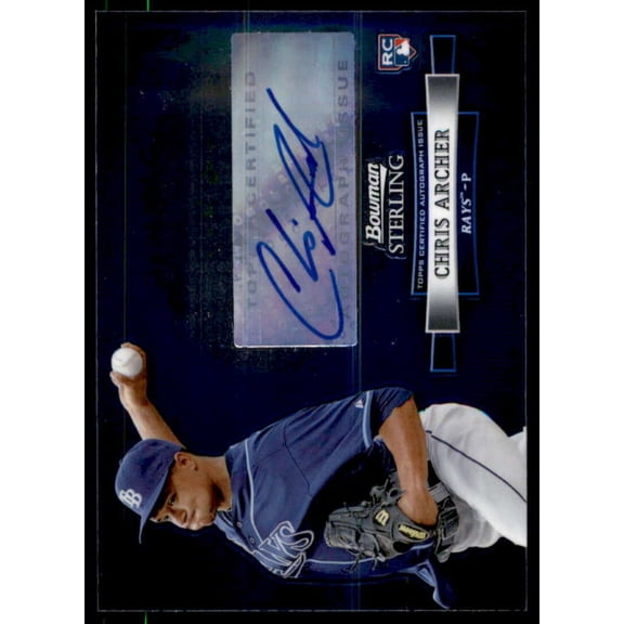Chris Archer Card 2012 Bowman Sterling Rookie Autographs #CA