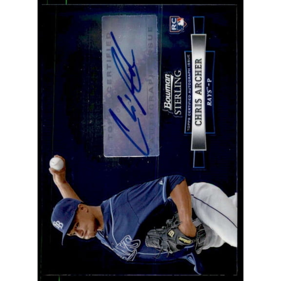 Chris Archer Card 2012 Bowman Sterling Rookie Autographs #CA