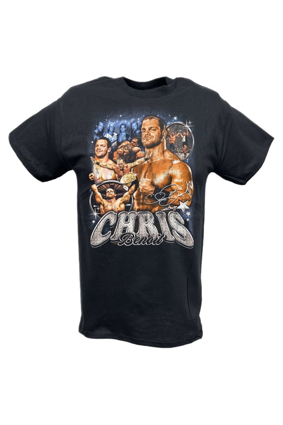 Chris Benoit World Champion Black T-shirt