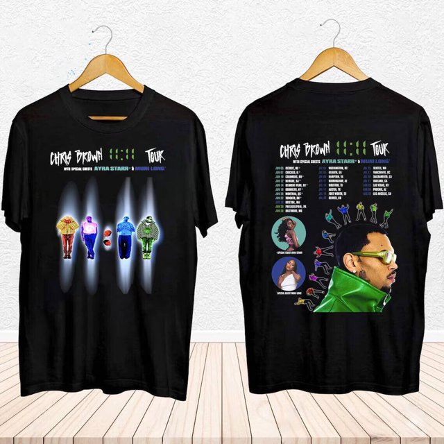 Chris Brown 11 11 Music Tour 2024 T Shirt