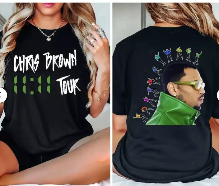 Chris Brown 11 11 Tour 2024 Shirt, Chris Brown Fan Shirt, Best Choice