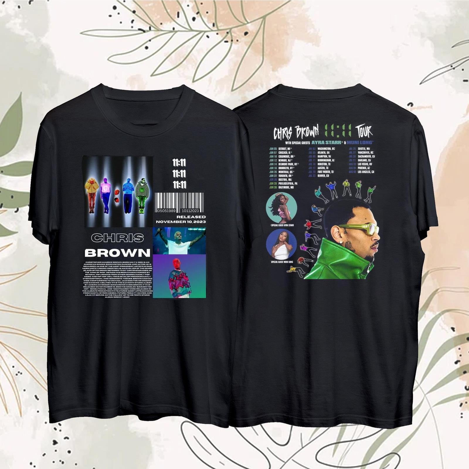 Chris Brown 11 11 Tour 2024 Shirt Chris Brown Fan Shirt Chris Brown