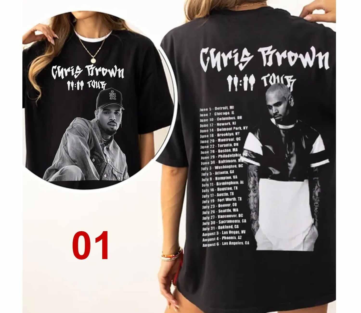 Chris Brown 11 11 Tour 2024 T Shirt Coffee Mug - Walmart.com