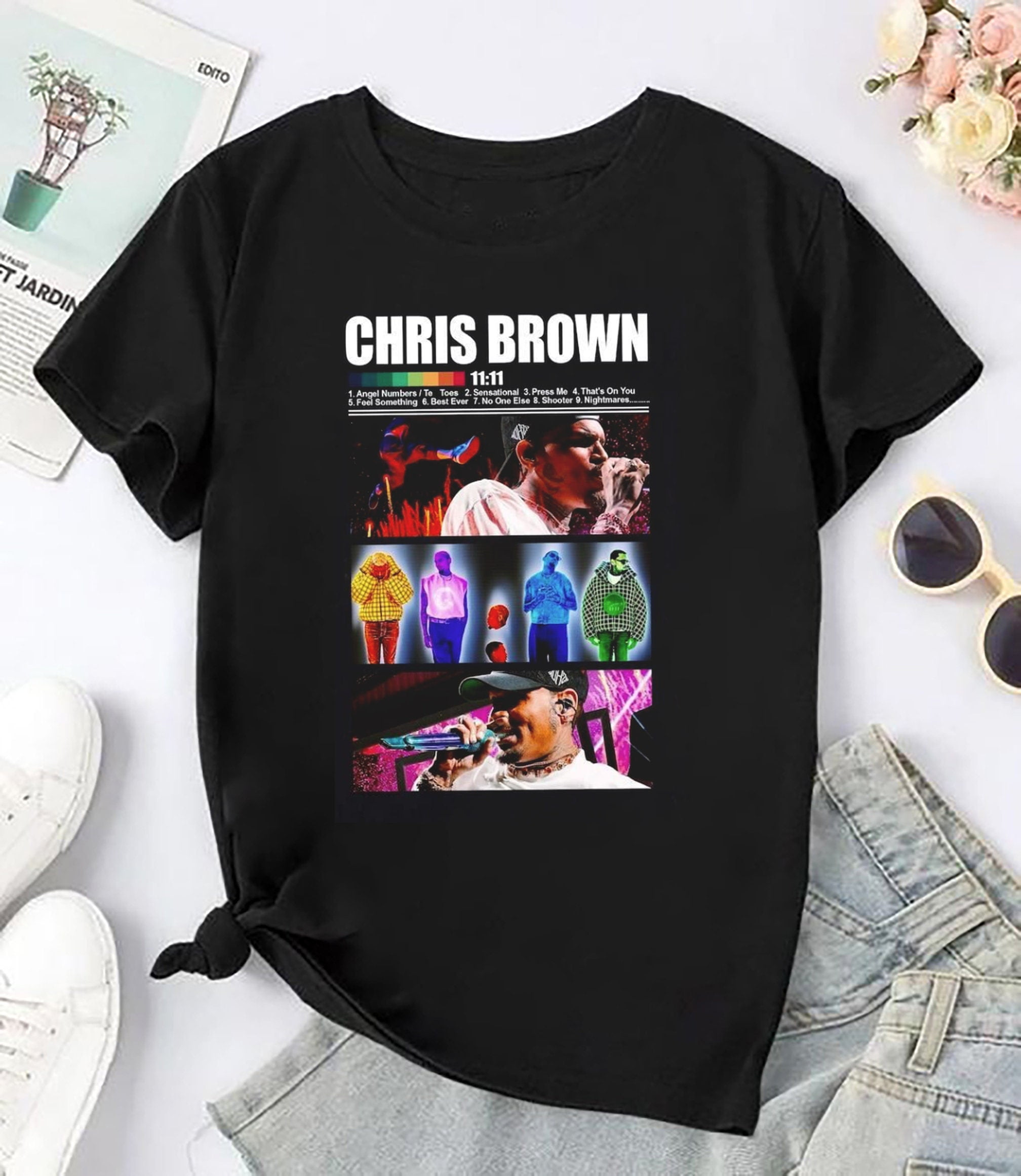 Chris Brown 1111 Album Shirt Graphic Chris Brown Tour 2024 Chris Brown
