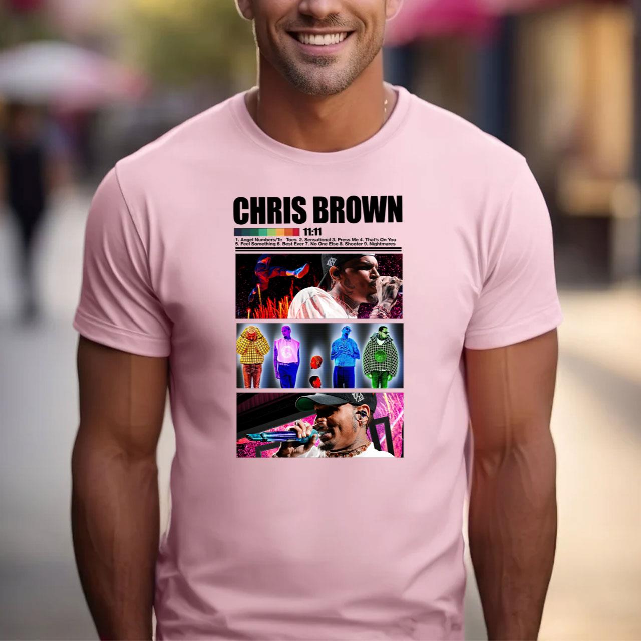 Chris Brown 1111 Album Shirt, Graphic Chris Brown Tour 2024, Chris Brown Fan Gift, Chris Brown