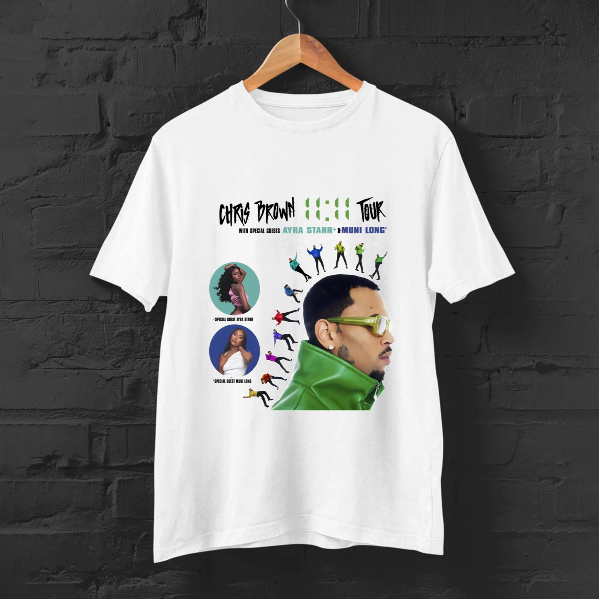 Chris Brown 1111 Tour 2024 Shirt, Chris Brown Fan Shirt, Chris Brown