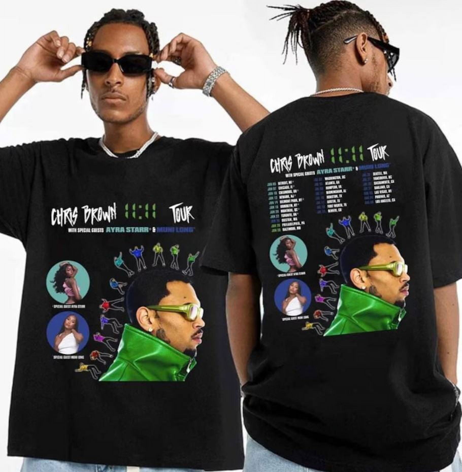 Chris Brown 1111 Tour 2024 Shirt
