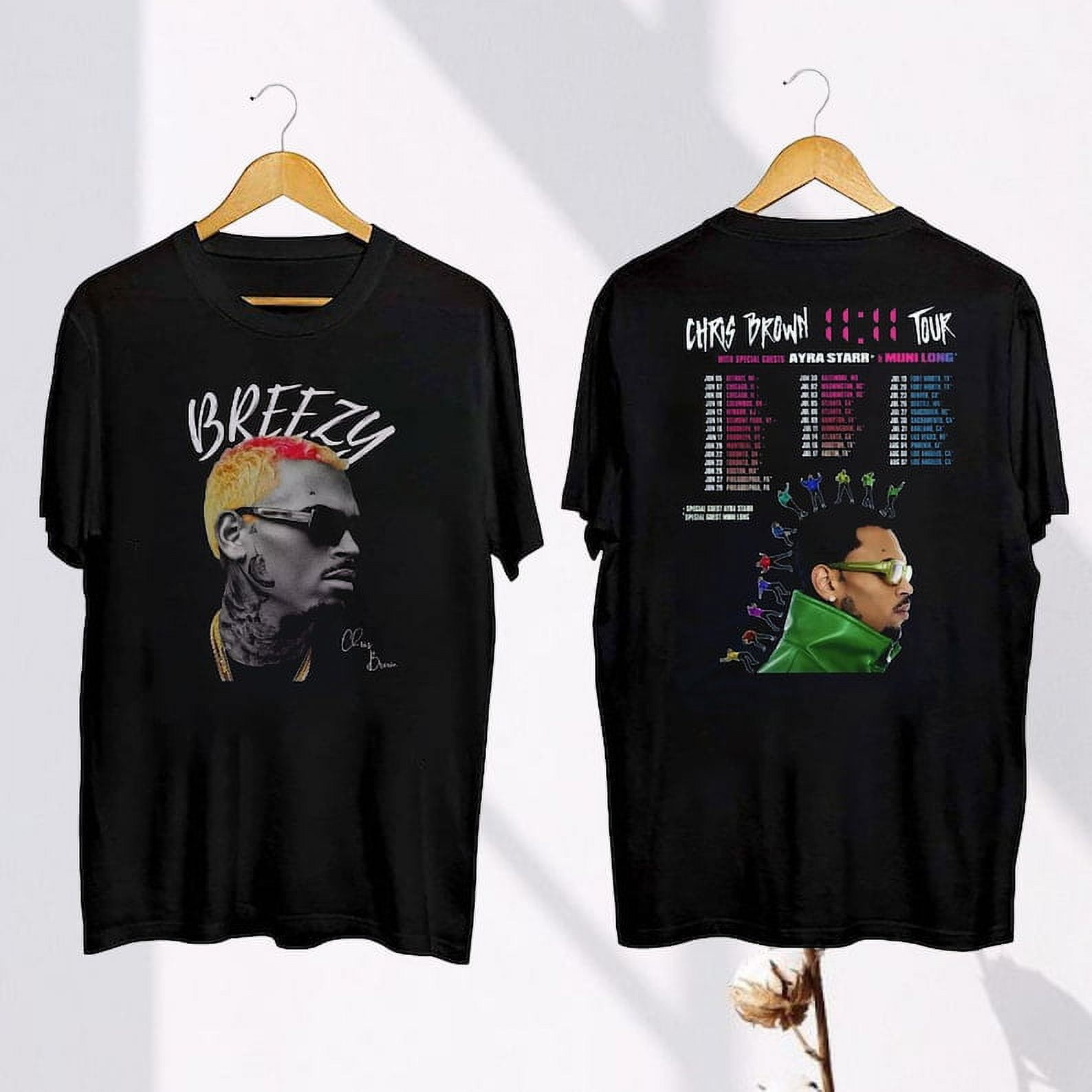 Chris Brown 2025 Concert Shirt, Chris Brown 1111 Tour 2025 TShirt