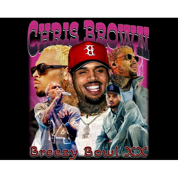 Chris Brown Breezy Bowl XX Tour T-Shirt, Chris Brown Album Shirt, Chris Brown Fan Gift, Chris Brown Merch