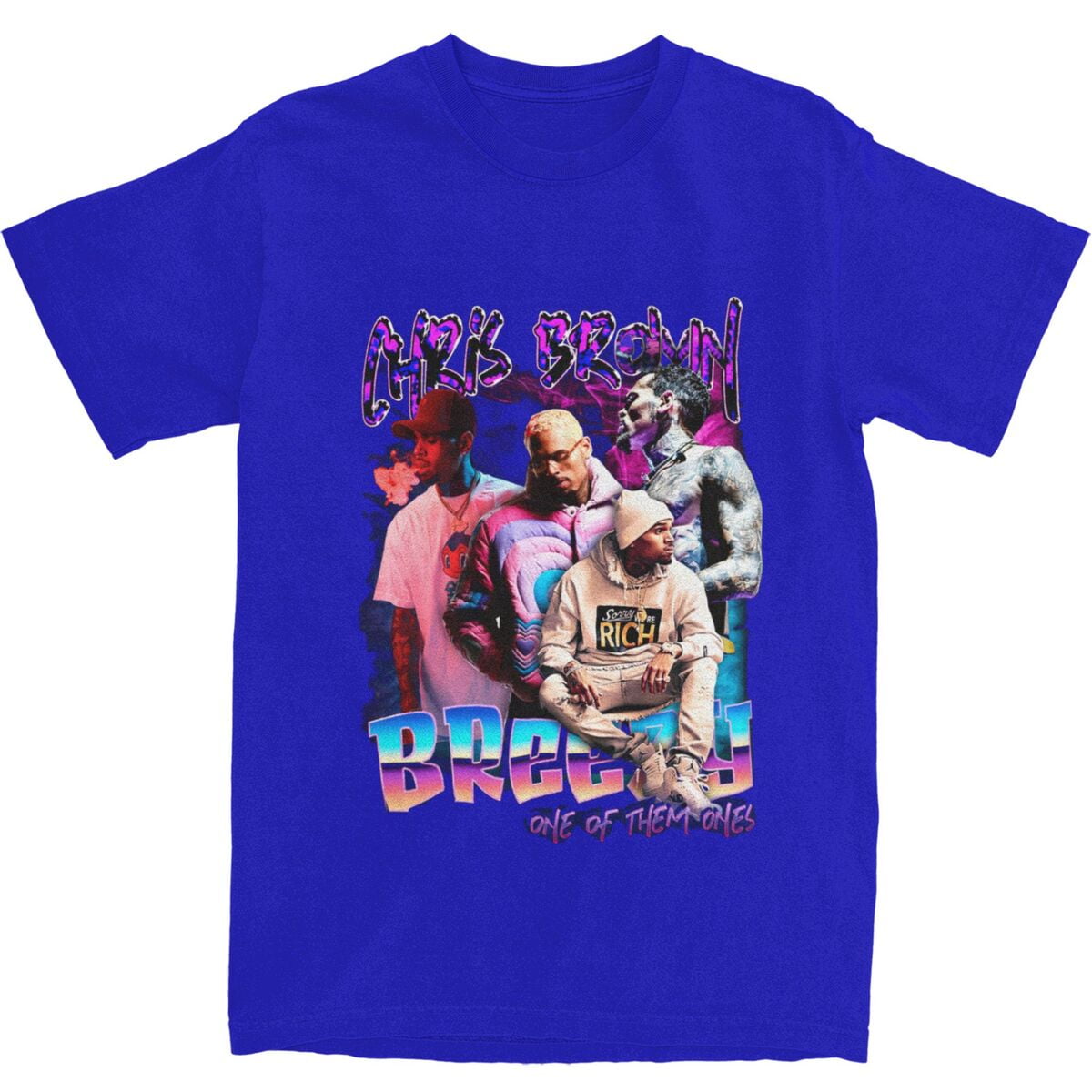 Chris Brown Homage 90s T Shirts Apparel Men Women Pure Cotton Vintage ...