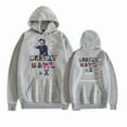 thumbnail image 1 of Chris Brown Merch Unisex Fleece Lined Printed Long Sleeve Pullover Hoodie, 1 of 3