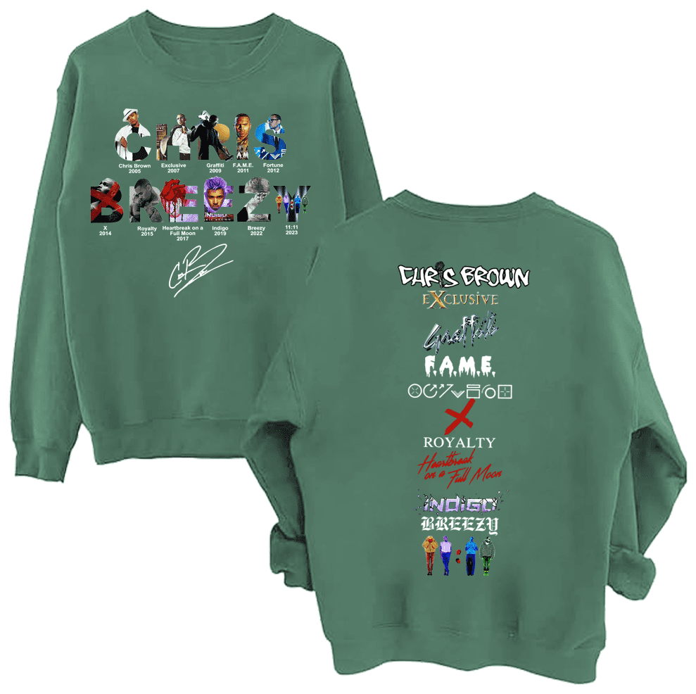 Chris Brown Sweatshirt, Chris Brown 1111 Tour 2025 Sweatshirt, Chris