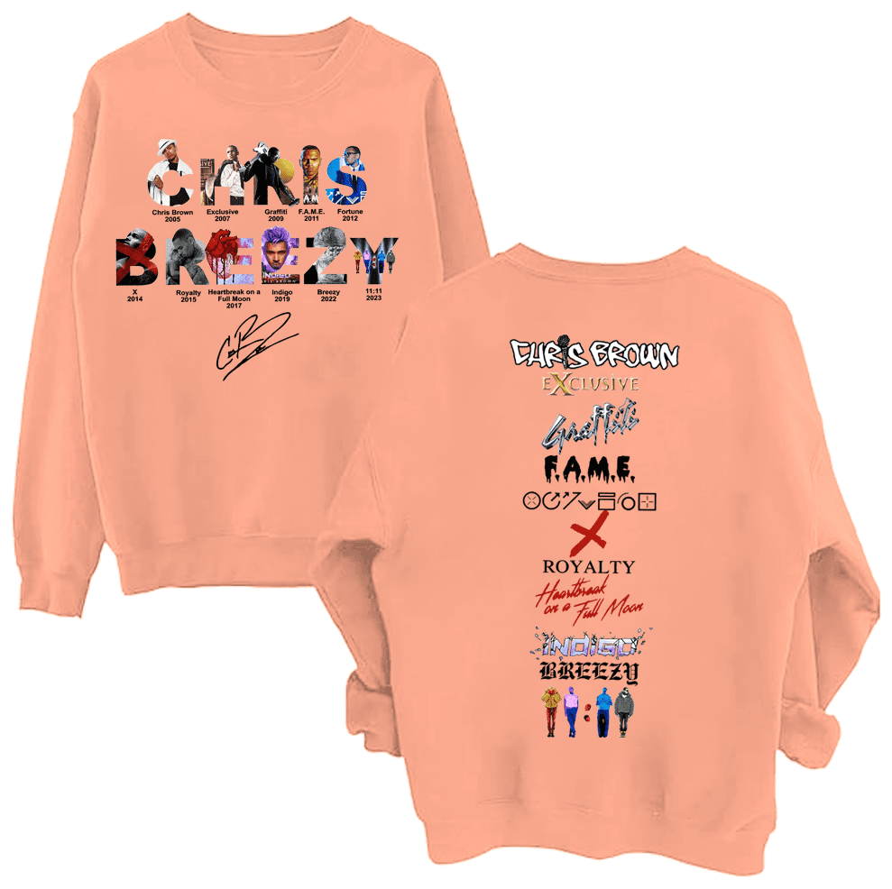 Chris Brown Sweatshirt, Chris Brown 1111 Tour 2025 Sweatshirt, Chris
