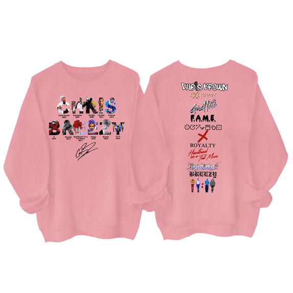 Chris Brown Sweatshirt, Chris Brown 11 11 Tour 2025 Sweatshirt, Chris Brown Breezy Sweatshirt, Chris Brown Shirt, Chris Brown Breezy