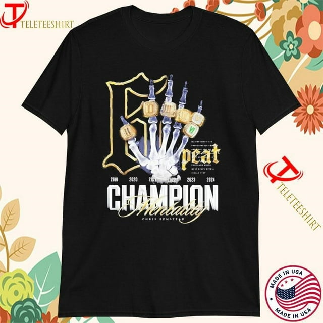 Chris Bumstead 6 Peat Rings Champion Mentality 2024 Tshirts