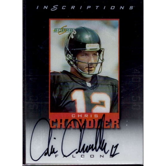 Chris Chandler Card 1999 Score Supplemental Inscriptions #CC12