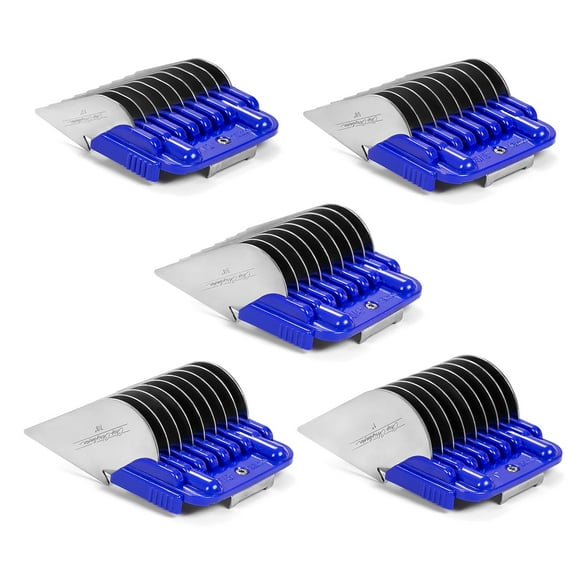 Chris Christensen Artemis Clipper 5 Piece Detachable Comb Set, Dogs, Cats, Pets, Groom Like a Professional, Provides Fine Precision for Delicate Grooms, High-End Metal Comb Blades, Made in Germany