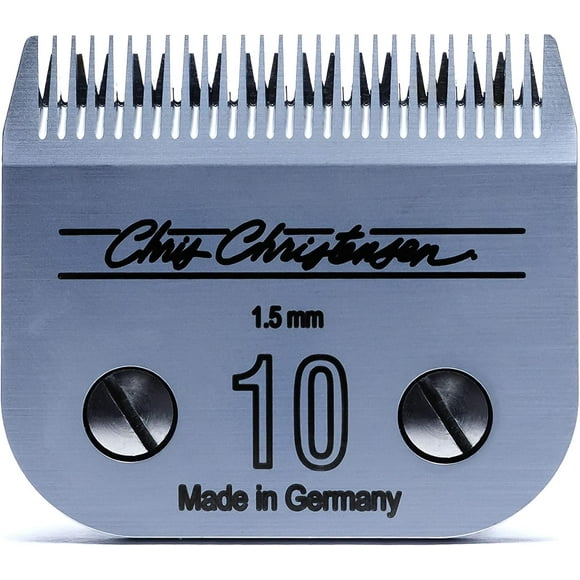 Chris Christensen Artemis Dog Clipper Blade 10, High Carbon Steel, Made in Germany, #10 Blade, Compatible Standard Detachable Blade Dog Clippers