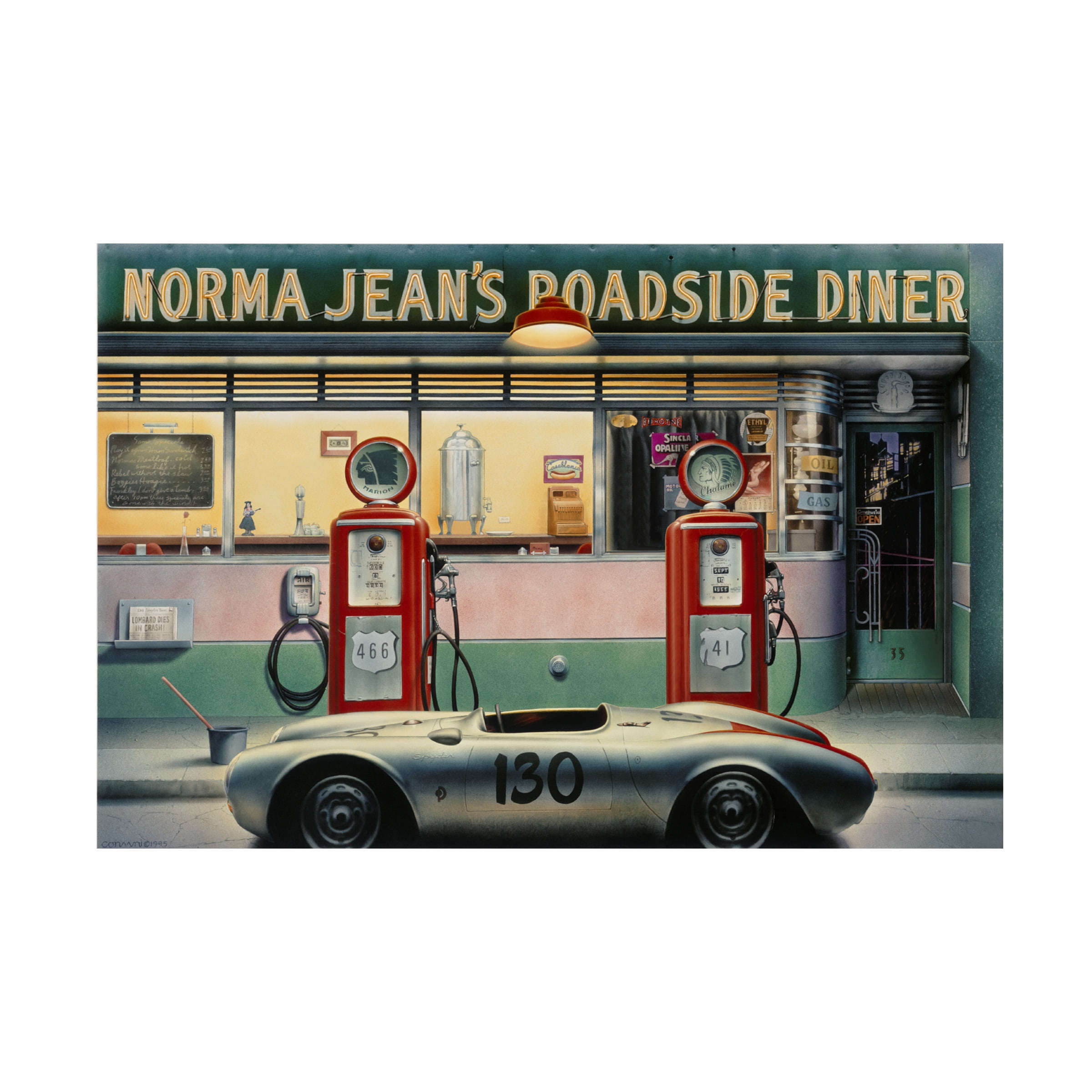 Chris Consani 'Destiny Highway' Canvas Art