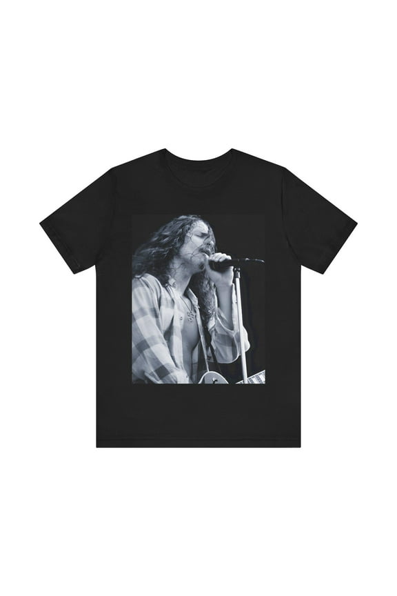 Chris Cornell T-shirt - Audioslave Tee / Aesthetic Clothing Premium Unisex Crew Neck T-Shirt / Rock Music Shirt / Rock music Birthday Gift