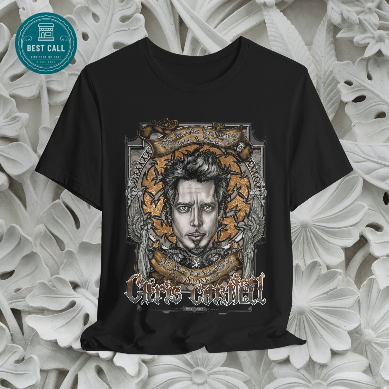 Chris Cornell Tshirt, Soundgarden, Superunknown, Badmotorfinger, Black Hole Sun