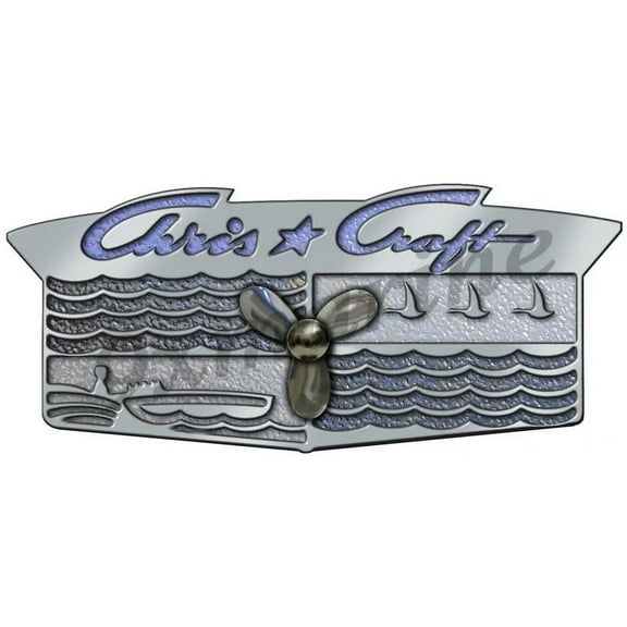 Chris Craft Custom Crest Sticker - 10"X4.5"