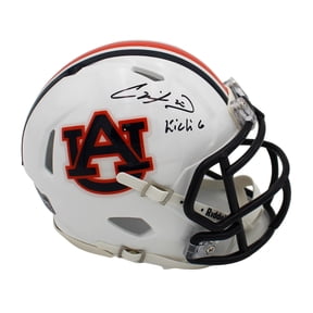 Chris Davis Jr. Autographed/Signed Auburn Speed Mini Helmet With "Kick Six" Inscription