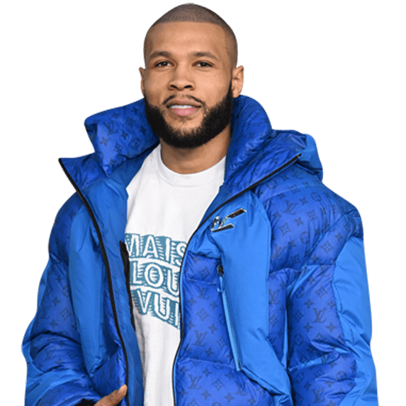 Chris Eubank Jr. (Blue Jacket) Half Body Buddy Cutout
