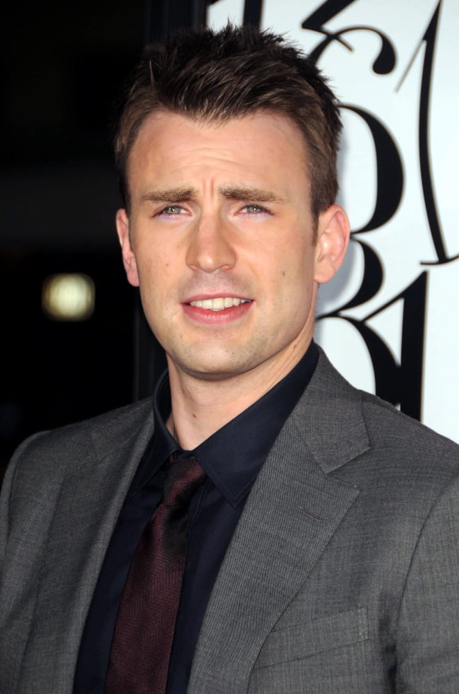 Chris Evans At Arrivals For Whats Your Number Premiere Canvas Art - (16 x 20)