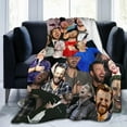thumbnail image 1 of Chris Evans Blanket Soft and Warm Lightweight Fluffy Throws Blankets Rug Carpet Gift for Beach Yoga Bedroom Living Room Decoration Sofa Camping Trip Dorm Decor All Season, 1 of 1