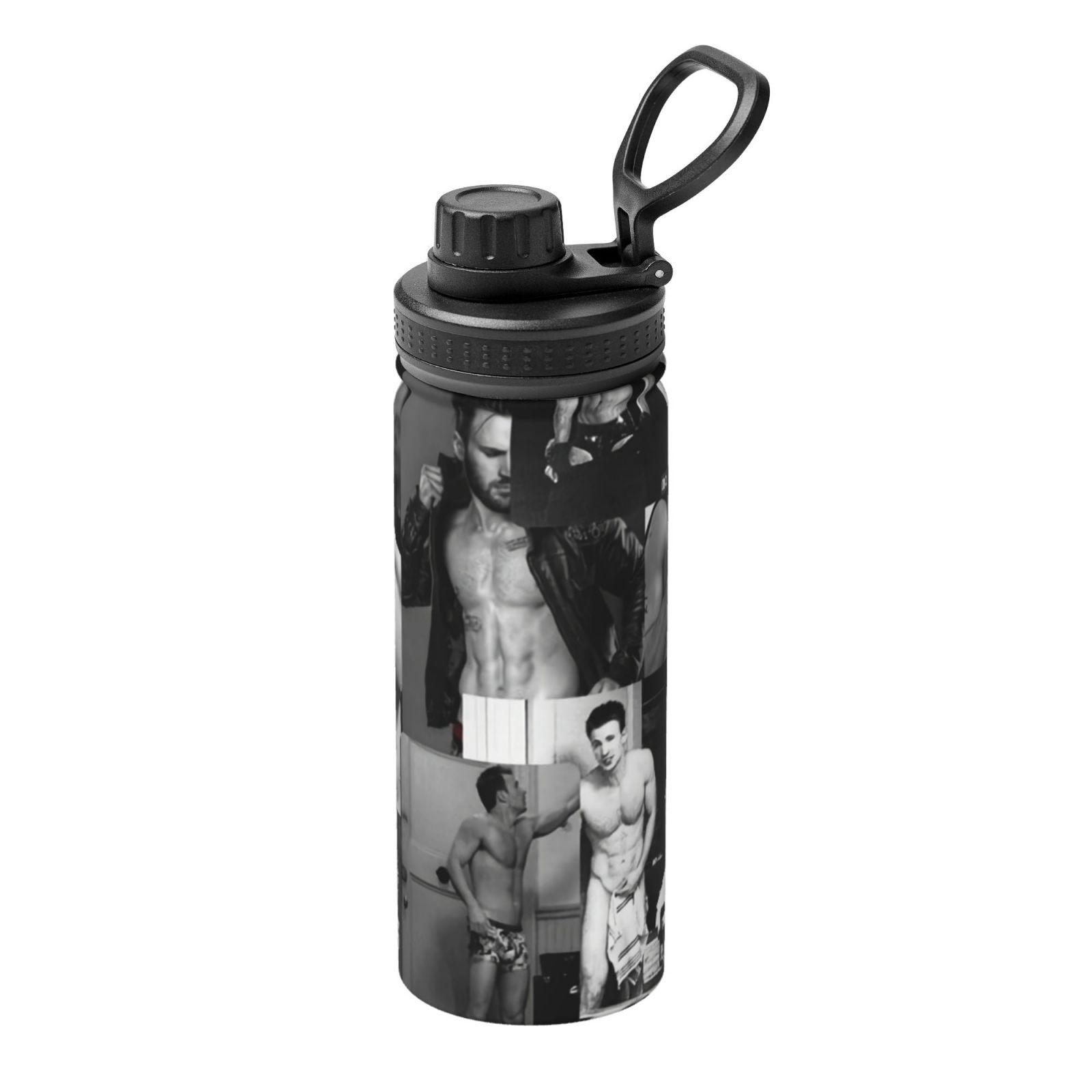 Chris Evans Sports Insulated Water Bottle Stainless Steel Portable Cup