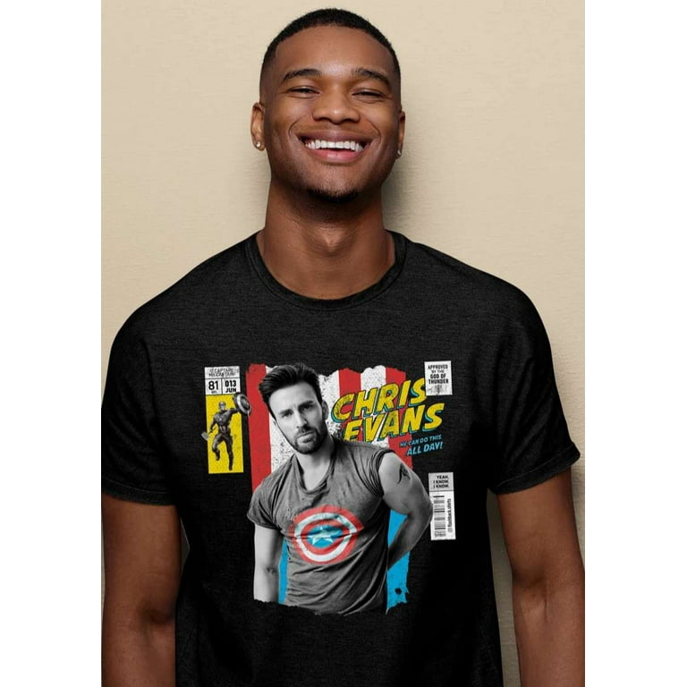 Chris evans captain america t shirt sales