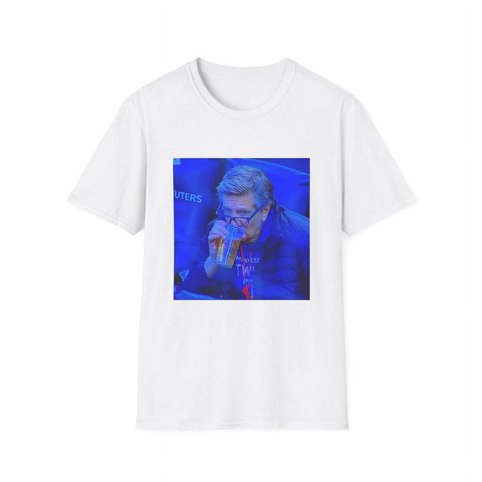 Chris Finch Drinking Beer Shirt Minnesota Timberwolves NBA Anthony 