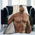 thumbnail image 1 of Chris Hemsworth Blanket Bedding Fleece Blanket Soft Throw Blankets Lightweight Anti-Static Blanket - 3 Sizes, 1 of 5