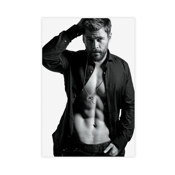Chris Hemsworth Tough_Guy Style Poster Canvas Decoration Posters