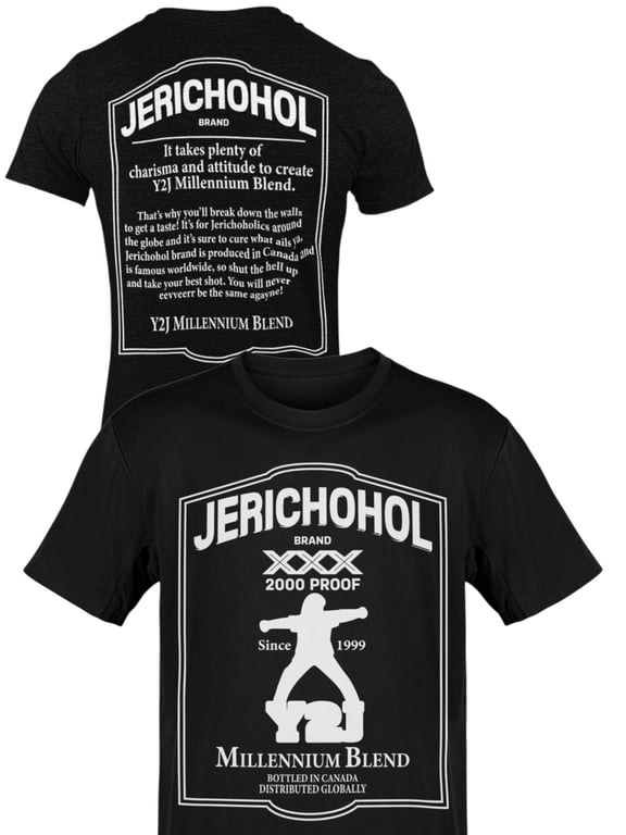 Chris Jericho Y2J 2000 Proof Jerichohol Mens T-shirt XL