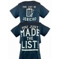 thumbnail image 1 of Chris Jericho You Just Made The List Mens Blue T-shirt New XL, 1 of 6