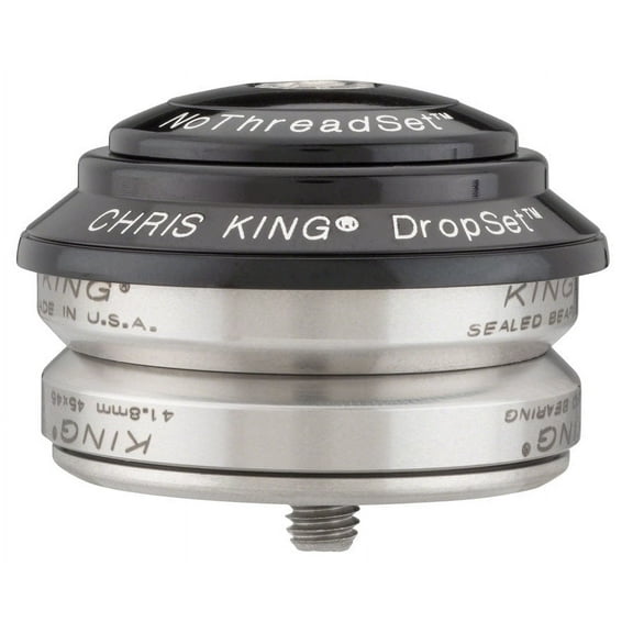 Chris King DropSet 4 Headset - 1-1/8" 42/42mm 45 Deg Black