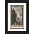 thumbnail image 1 of Chris Lebeau 16x24 Black Ornate Framed Double Matted Museum Art Print Titled: Man at Kanon (1888), 1 of 5